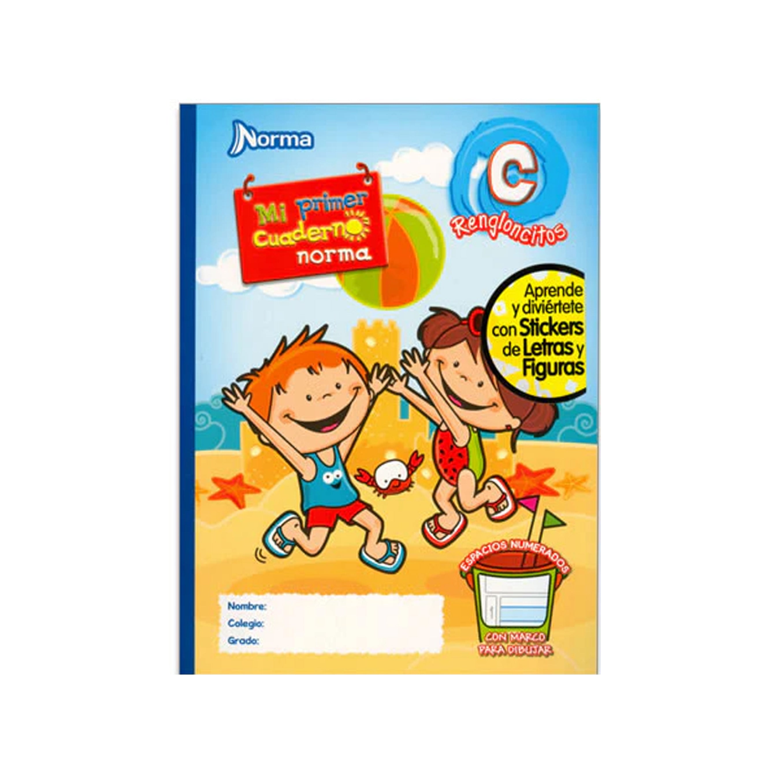Mi Primer Cuaderno C Rengloncitos 100 Hojas Norma