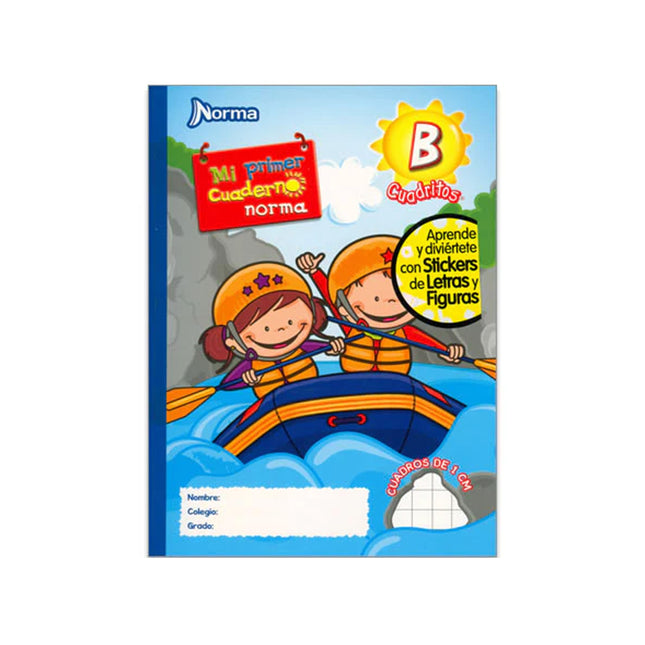 Mi Primer Cuaderno B Cuadritos 100 Hojas Norma