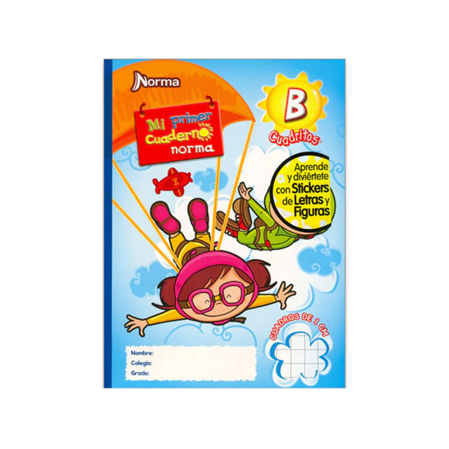 Mi Primer Cuaderno B Cuadritos 100 Hojas Norma