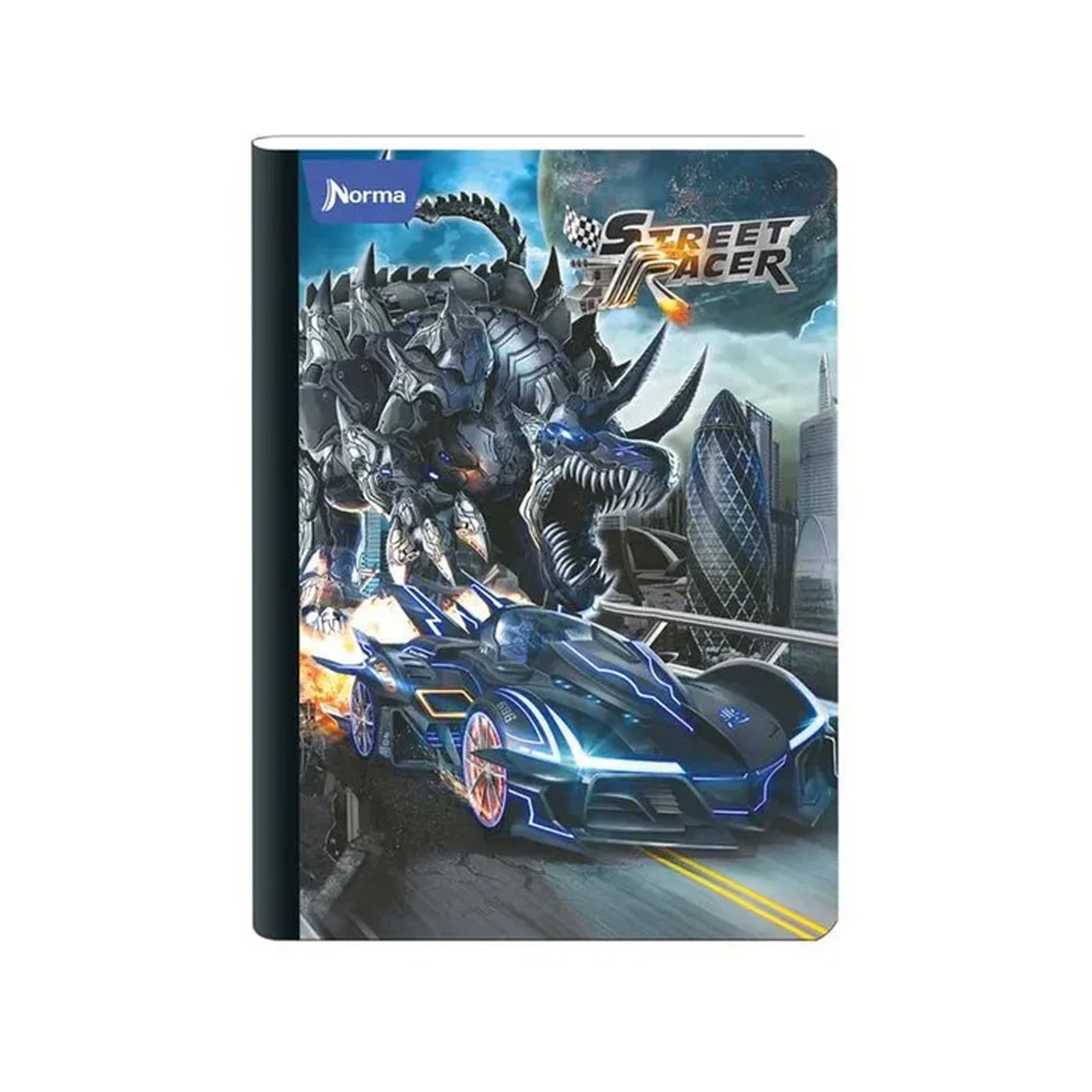 Cuaderno Cosido Street Racer 100 Hojas Doble Linea Norma