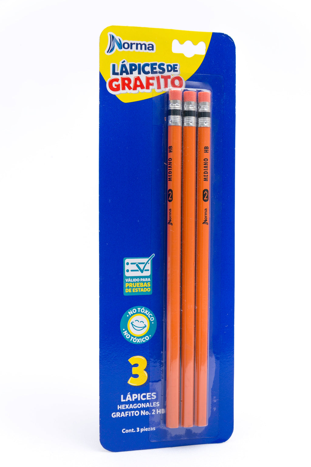 Lápiz De Grafito Hexagonal x3 Norma