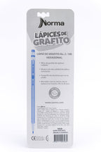 Lápiz De Grafito Hexagonal x3 Norma