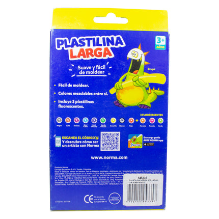 Plastilina x12 Larga Norma