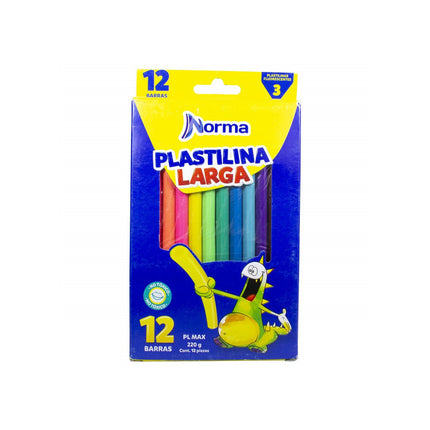 Plastilina x12 Larga Norma