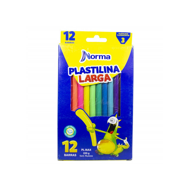 Plastilina x12 Larga Norma
