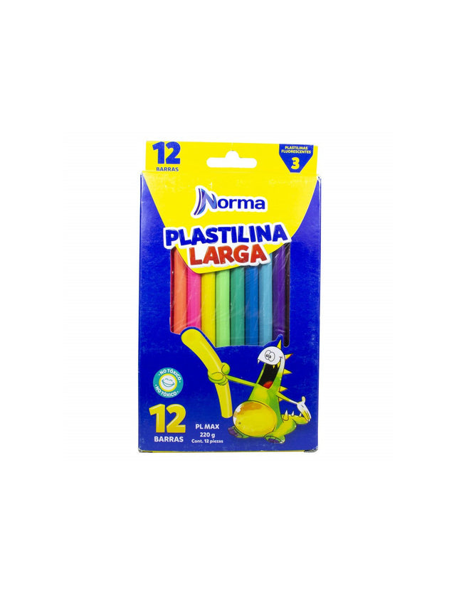 Plastilina x12 Larga Norma