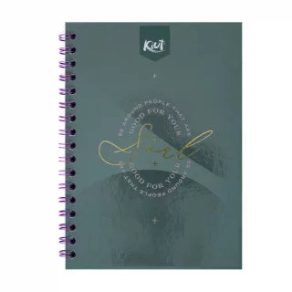 Cuaderno Argollado 80 Hojas Cuadriculado Kiut