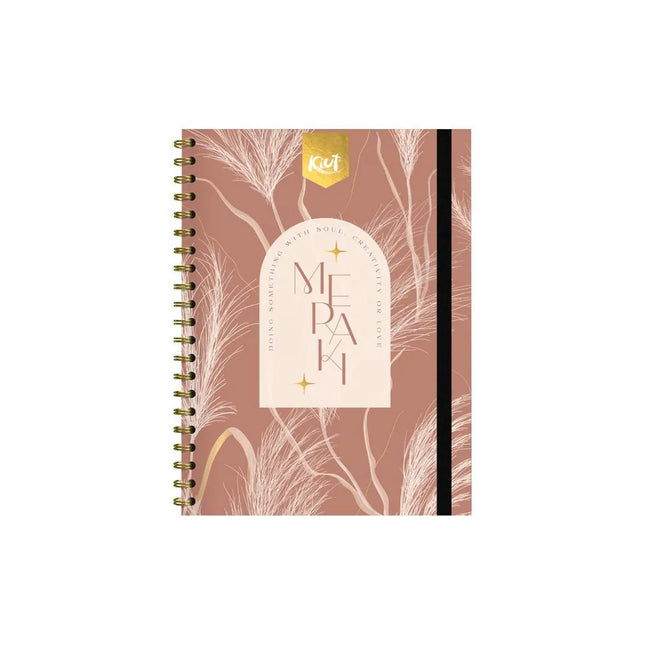 Cuaderno Argollado Durabook Platino 80 Hojas Cuadriculado Kiut