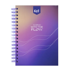 Cuaderno Argollado Durabook 5 Materias 160 Hojas Mixto 95 Kiut