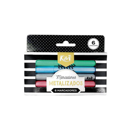 Marcadores metalizados Kiut x 6