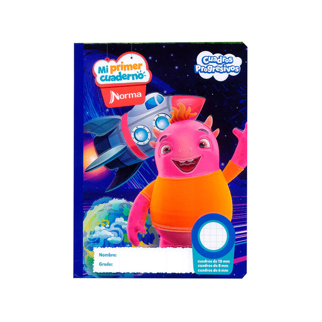 Mi Primer Cuaderno Cuadros Progresivo 100 Hojas Norma