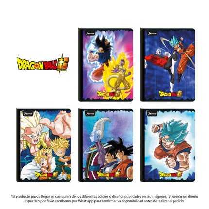 Cuaderno Cosido Dragon Ball Z 50 Hojas Cuadriculado Norma