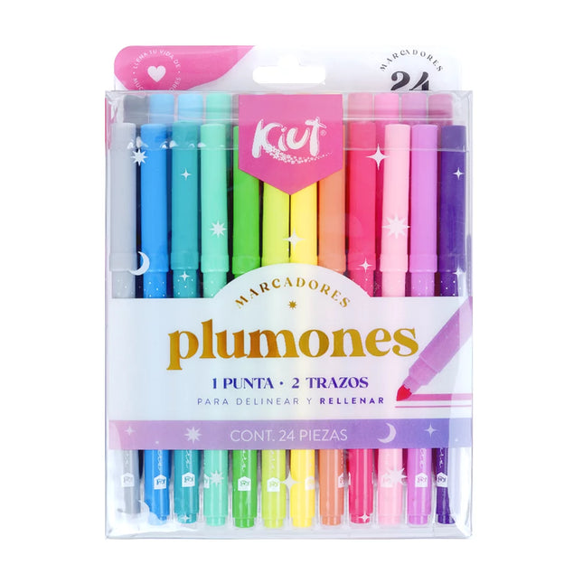 Marcadores Lavables x24 Kiut