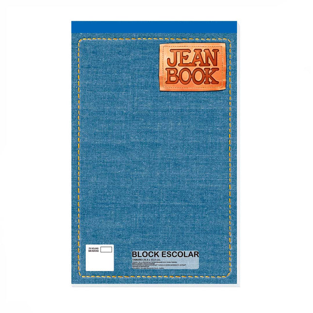 Block Oficio Sin Rayas Jean Book