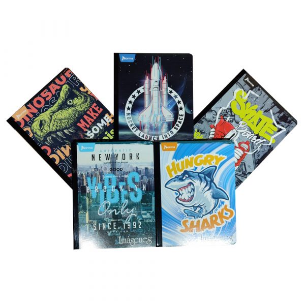 Cuaderno Cosido x-Presarte Masculino 50 Hojas Doble Linea Norma