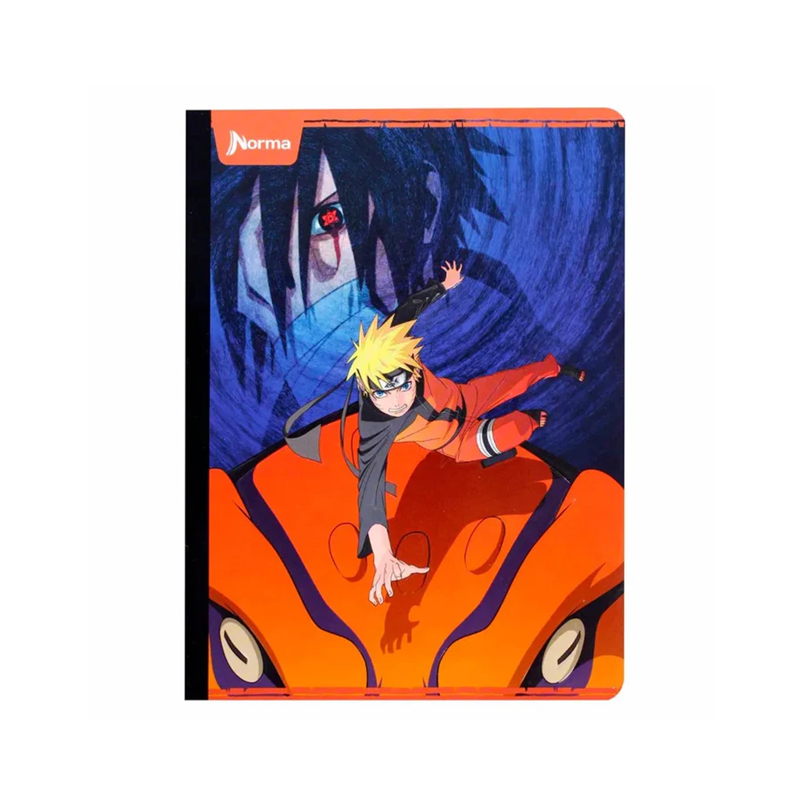 Cuaderno Cosido Naruto 100 Hojas Cuadriculado Norma
