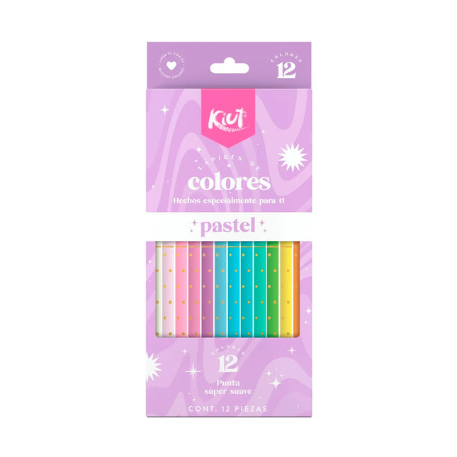 Colores Pastel x12 Kiut