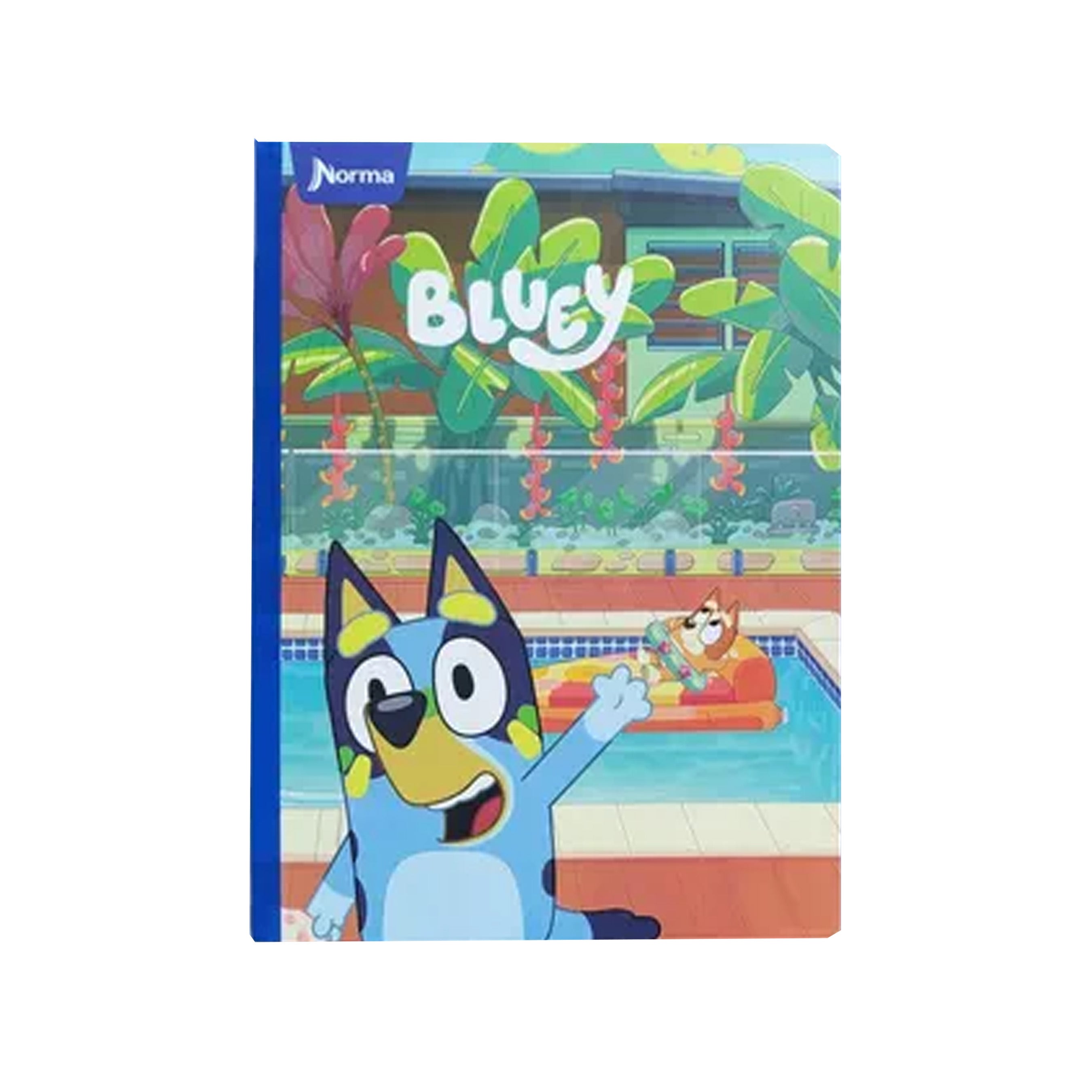 Cuaderno Cosido Bluey 100 Hojas Rayado Norma