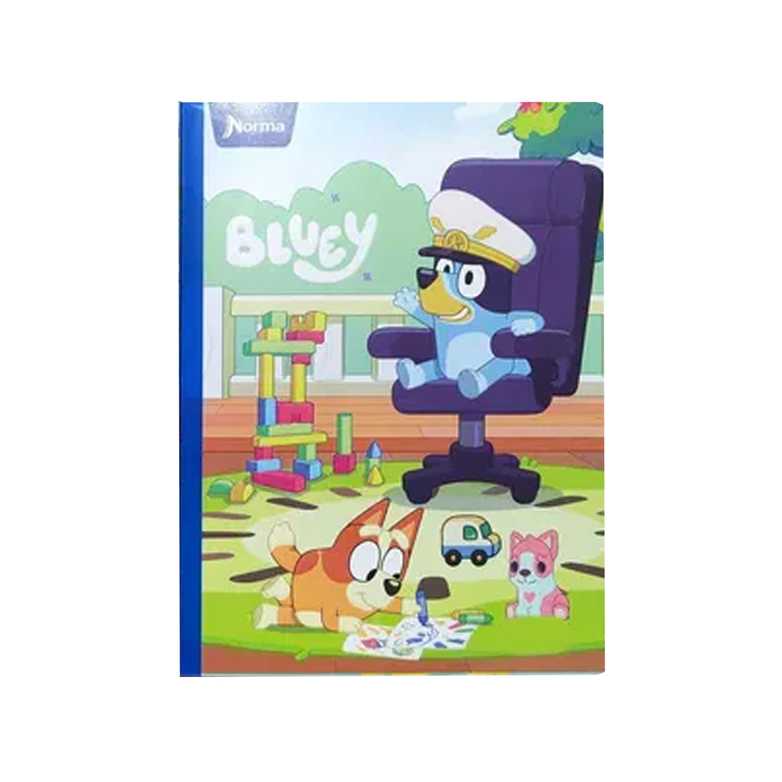 Cuaderno Cosido Bluey 100 Hojas Rayado Norma