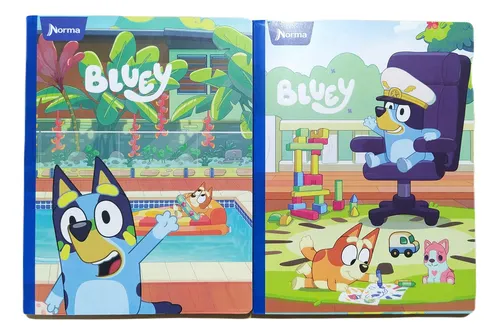 Cuaderno Cosido Bluey 100 Hojas Rayado Norma