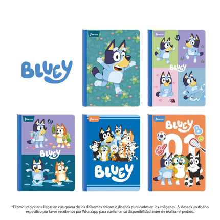 Cuaderno Cosido Bluey 50 Hojas Rayado Norma