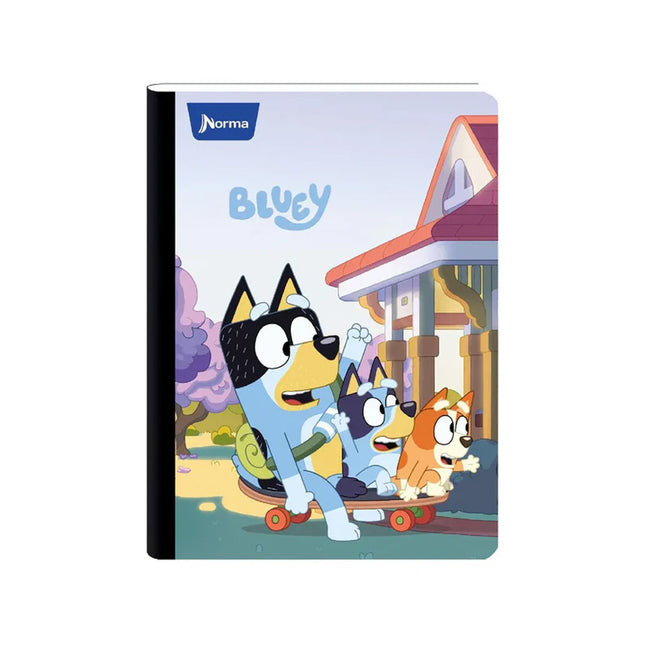 Cuaderno Cosido Bluey 50 Hojas Doble Línea Norma