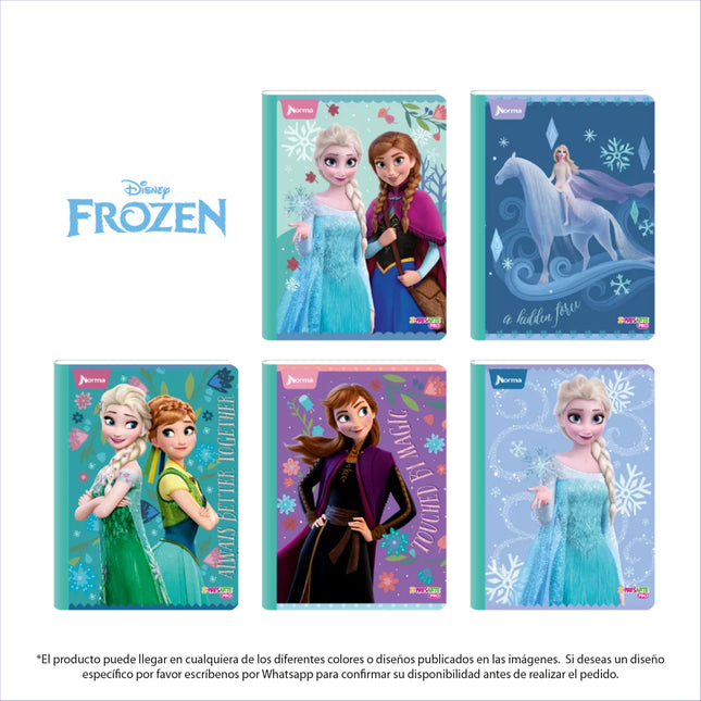 Cuaderno Cosido Frozen 100 Hojas Rayado Norma