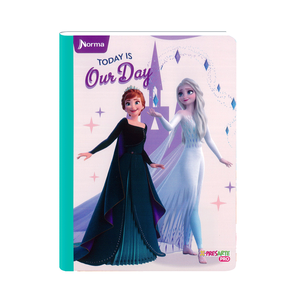 Cuaderno Cosido Frozen 100 Hojas Cuadriculado Norma