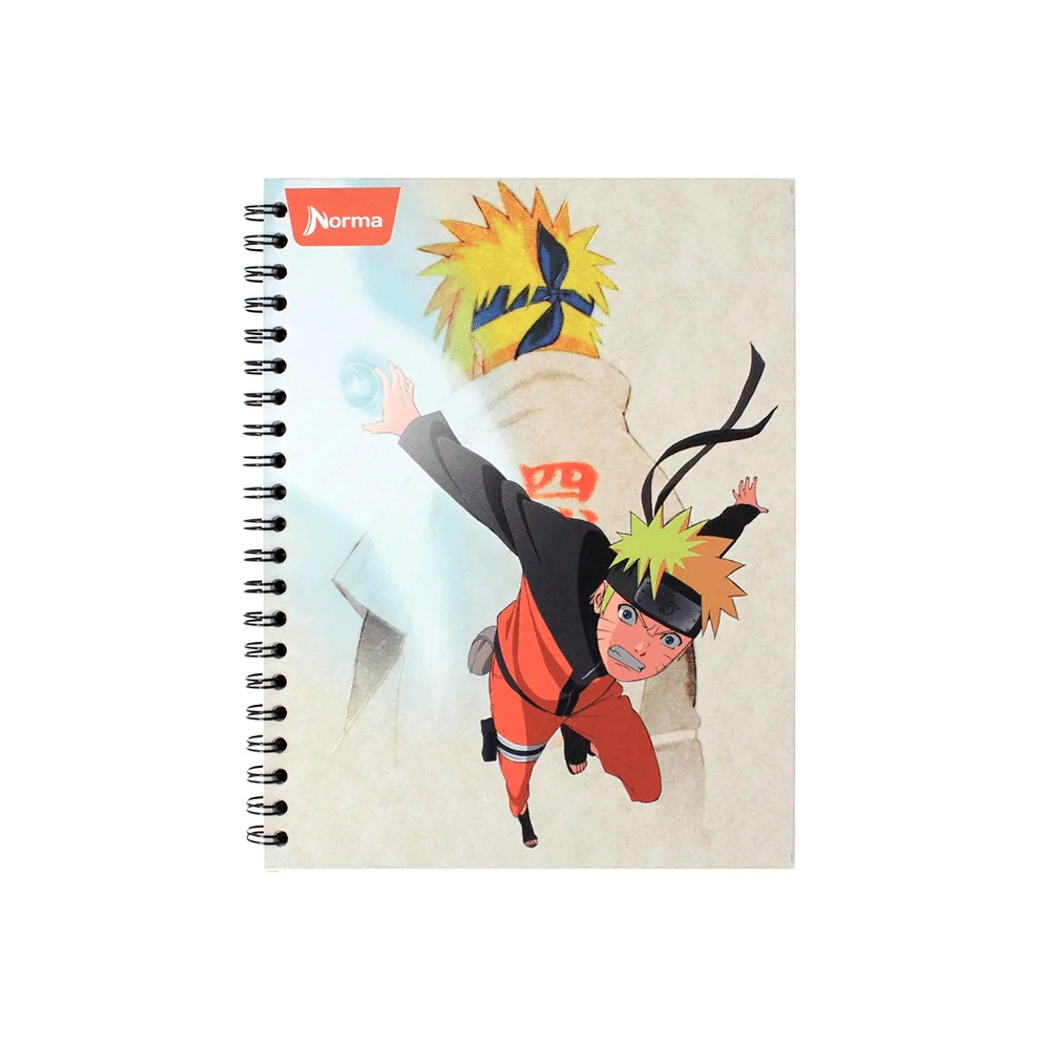 Cuaderno Argollado Naruto 80 Hojas Cuadriculado Norma
