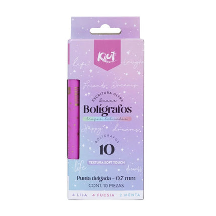 Bolígrafos Surtidos 0.7 Mm x10 Kiut