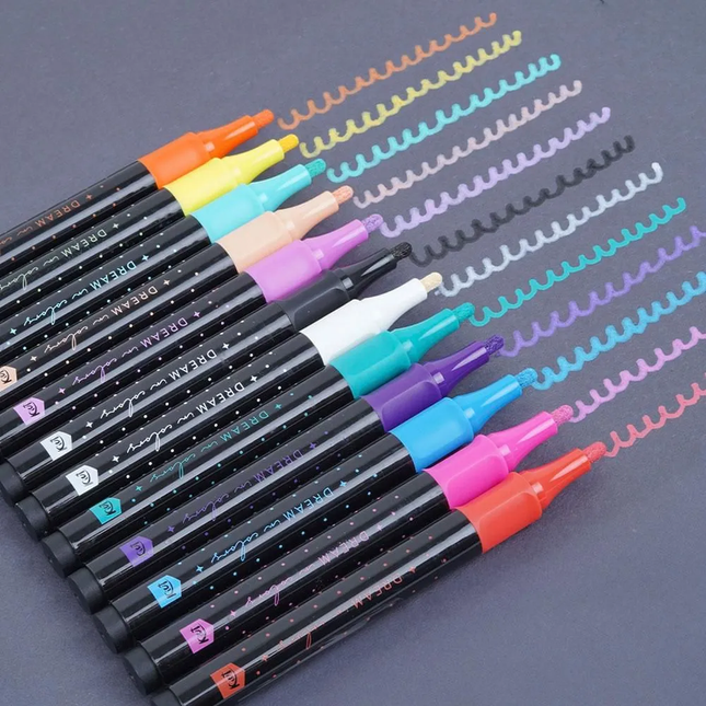 Marcadores Acrílicos x12 Kiut