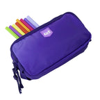 Cartuchera 3 Bolsillos Violeta Profundo Kiut