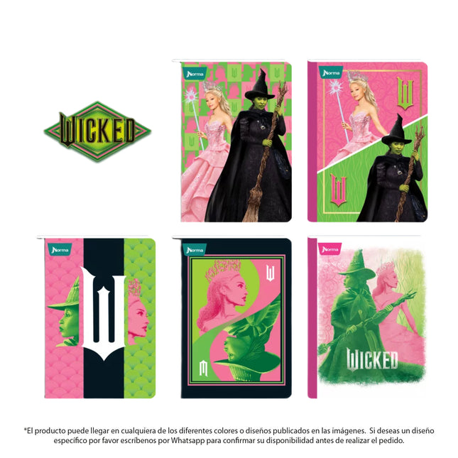 Cuaderno Cosido Wicked 50 Hojas Rayado Norma