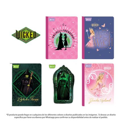 Cuaderno Cosido Wicked 50 Hojas Cuadriculado Norma