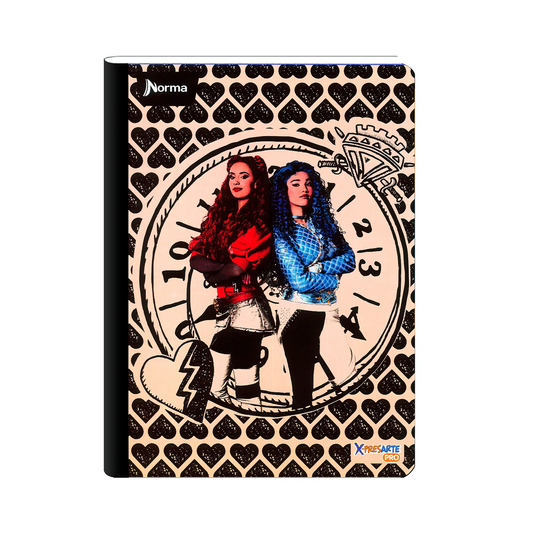 Cuaderno Cosido Descendientes 50 Hojas Rayado Norma