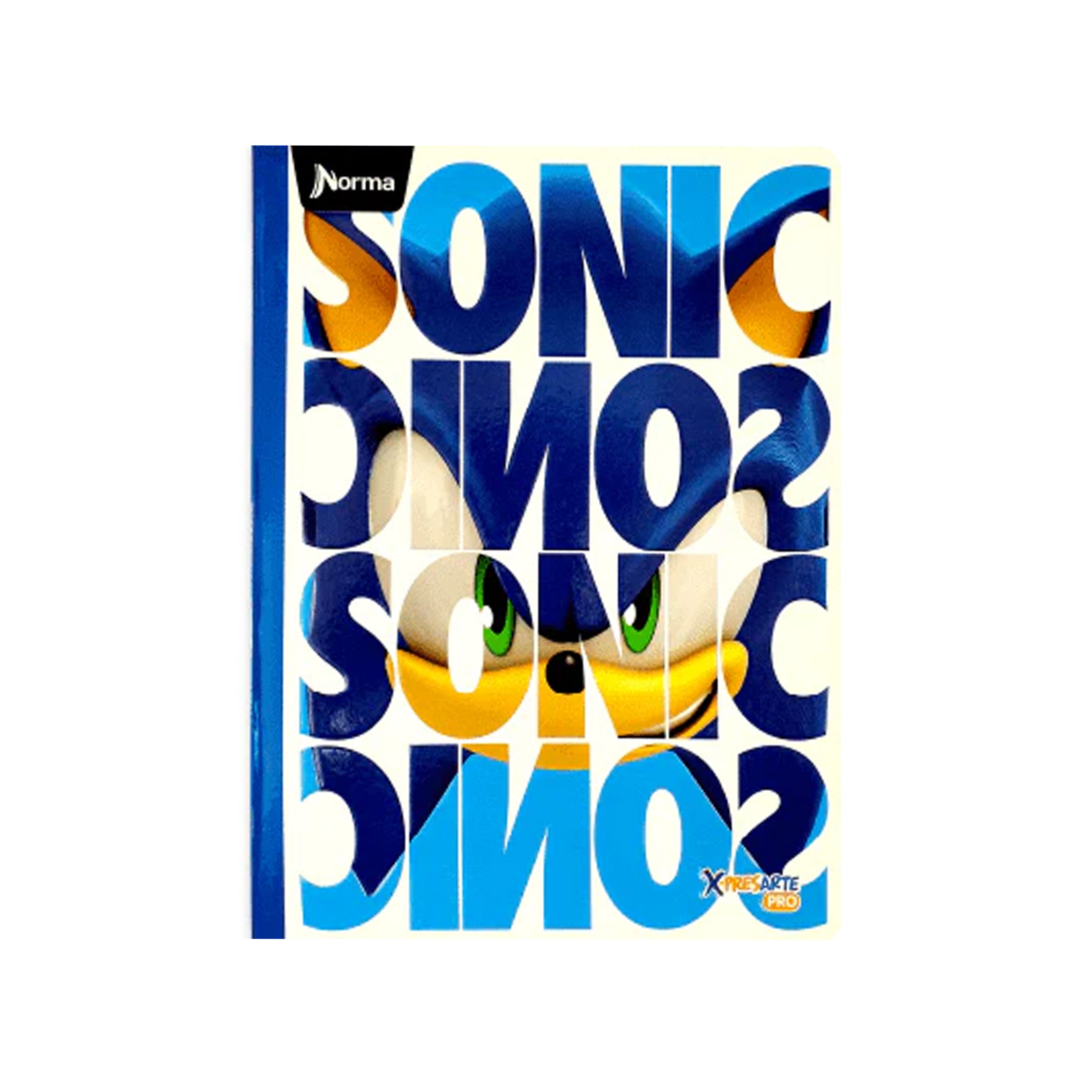 Cuaderno Cosido Sonic 100 Hojas Doble Línea Norma