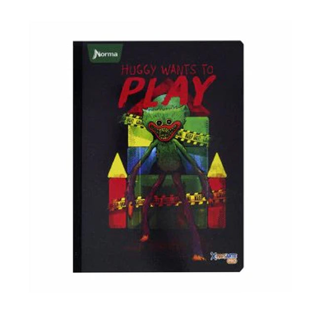 Cuaderno Cosido Poppy Playtime 100 Hojas Rayado Norma