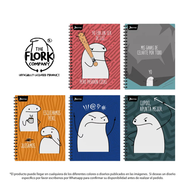 Cuaderno Argollado Memes 80 Hojas Rayado Norma