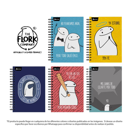 Cuaderno Argollado Durabook Memes 80 Hojas Cuadriculado Norma