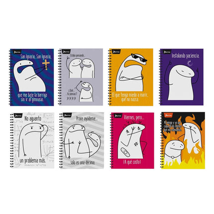 Cuaderno Argollado Durabook Memes 7 Materias 175 Hojas Mixto Norma