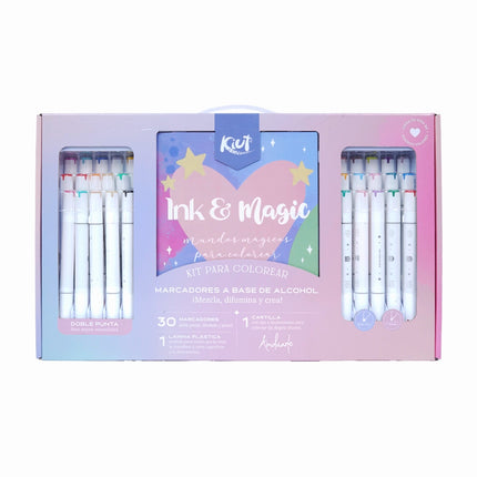 Kit Para Colorear Ink And Magic | Kiut