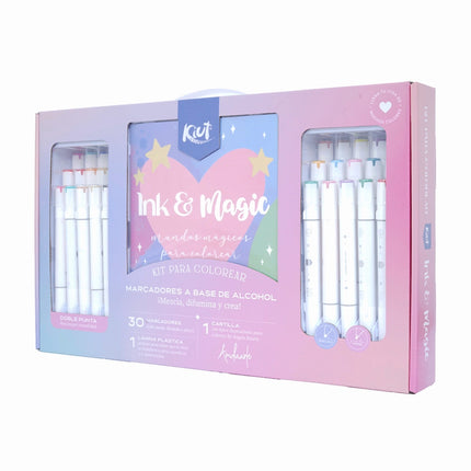 Kit Para Colorear Ink And Magic | Kiut