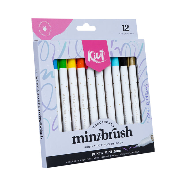 Marcadores Minibrush x12 | Kiut