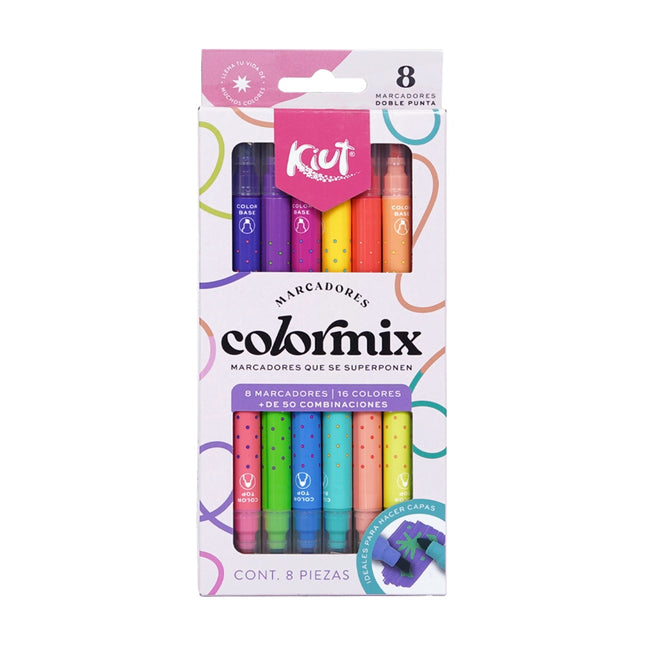 Marcadores Colormix x8 | Kiut