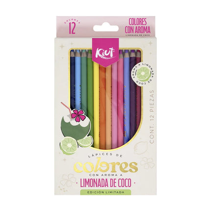 Colores Con Aroma Limonada De Coco x12 | Kiut