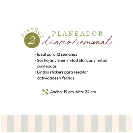Planeador Semanal Kiut 2027