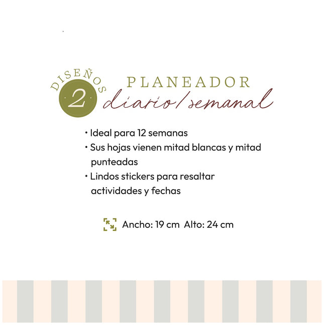 Planeador Semanal Kiut 2027