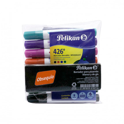 Estuche De Marcadores Borrables x8 Pelikan