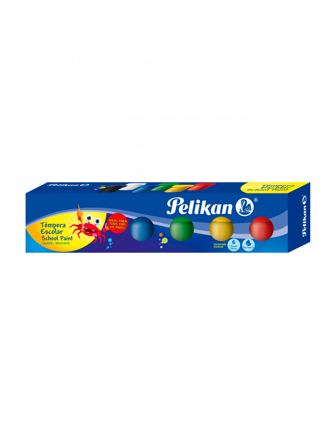 Tempera Pelikan Junior Paleta X6