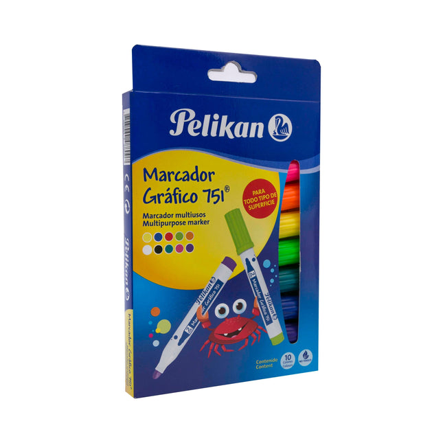 Marcador Grafico x10 Pelikan